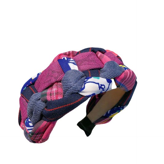 Hand-woven Braid Retro Simple Wide Headband