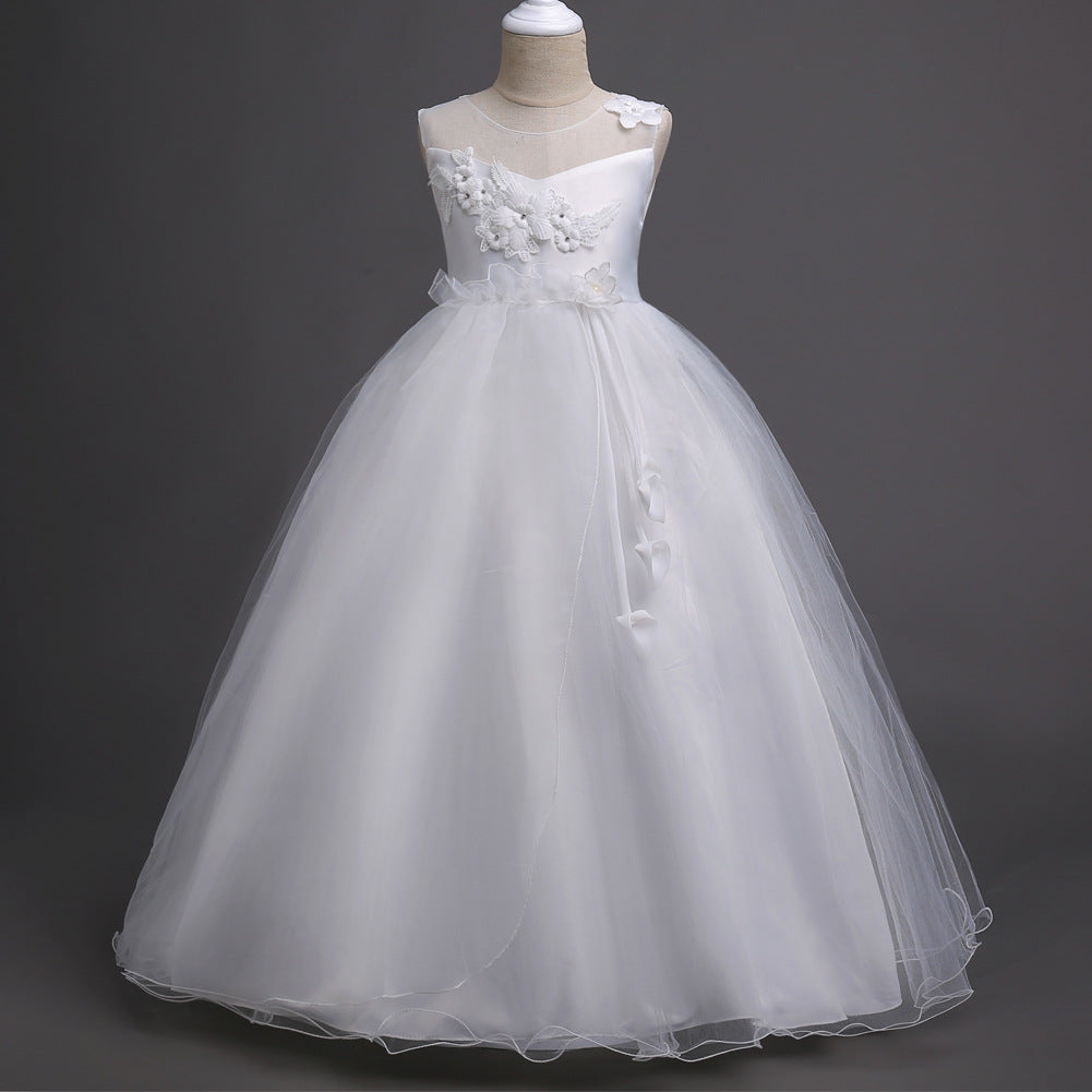 Children's Full Dress Girls' Princess Dress Costume