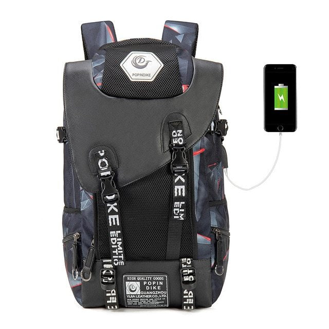 USB computer backpack