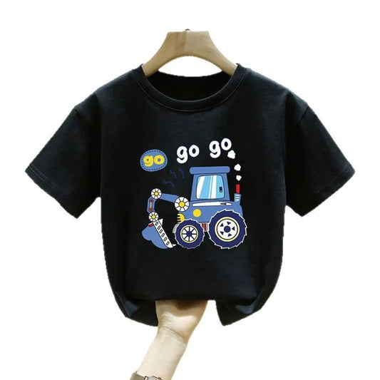 New Summer Outfits for Middle and Older Boys, Cool and Stylish Street Style Tops and Trendy T-shirts Kids Clothes