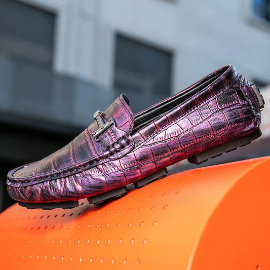 New Arrival Mens Casual Shoes Leisure Walk Male Loafers Metal Trim Adulto Driving Shoes Moccasins Soft Comfortable Slip on Flats