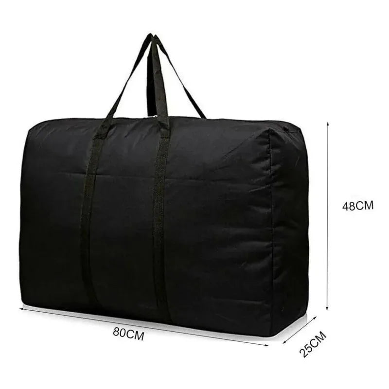 1pc Extra Large Waterproof Moving Luggage Bags Laundry Shopping Bag Non-woven Fabric Cubes 80*48*25cm Home Storage Packing Tool
