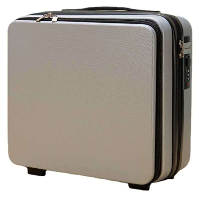 A98E-Travel Suitcase Cosmetic Box Hand Luggage Organizer Makeup Case Password Box Portable Boarding Case 16 Inch