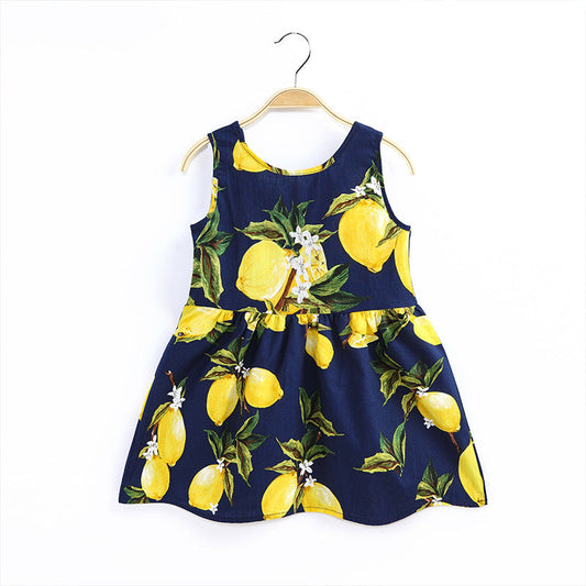Girls' Sleeveless Princess Dress