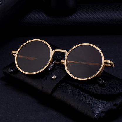 New Fashion Round Frame Sunglasses Men