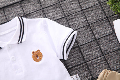 Summer Fashion Baby Boy Clothes Sets T-shirt + Pants 1-4T Toddler Casual Clothing Suits Children Kids Boys Outfits Suit
