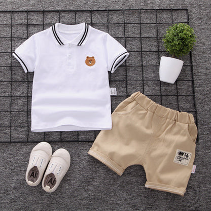 Summer Fashion Baby Boy Clothes Sets T-shirt + Pants 1-4T Toddler Casual Clothing Suits Children Kids Boys Outfits Suit
