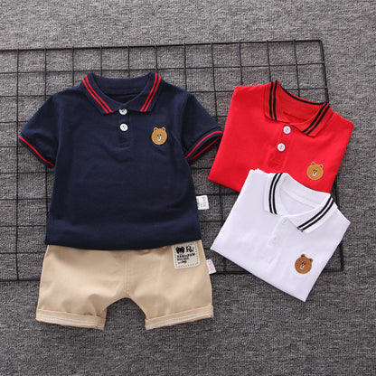 Summer Fashion Baby Boy Clothes Sets T-shirt + Pants 1-4T Toddler Casual Clothing Suits Children Kids Boys Outfits Suit