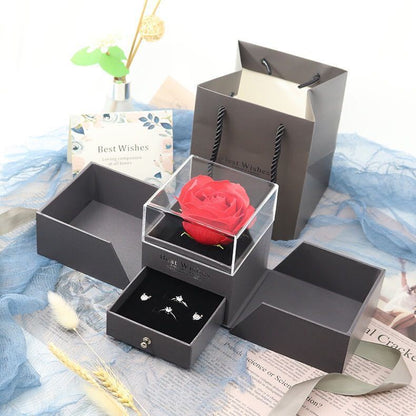 Valentine's Day Plastic Eternal Flower (Box)
