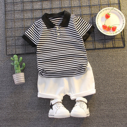 Summer Fashion Baby Boy Clothes Sets T-shirt + Pants 1-4T Toddler Casual Clothing Suits Children Kids Boys Outfits Suit
