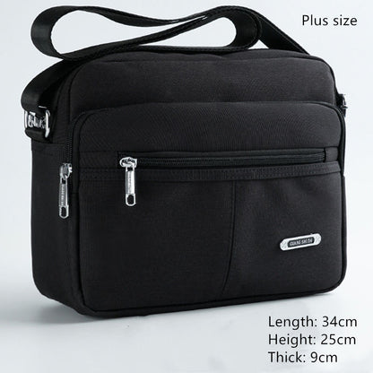 Waterproof Oxford Men's Crossbody Backpack