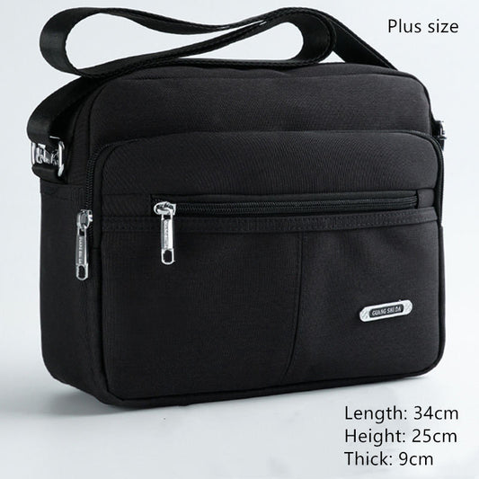 Waterproof Oxford Men's Crossbody Backpack