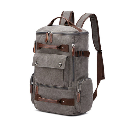 Canvas shoulder casual backpack