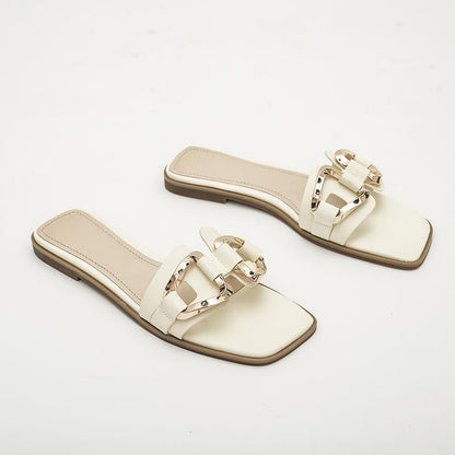 Flat Summer Slippers Women's Outer Wear