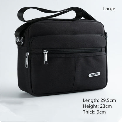 Waterproof Oxford Men's Crossbody Backpack