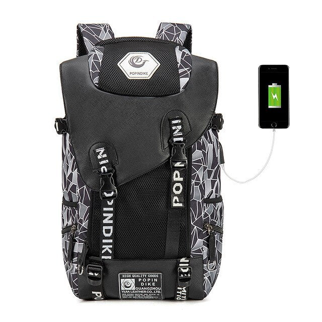 USB computer backpack
