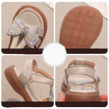 Girls' Fashion All-matching Baby Bowknot Shoes