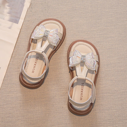 Girls' Fashion All-matching Baby Bowknot Shoes