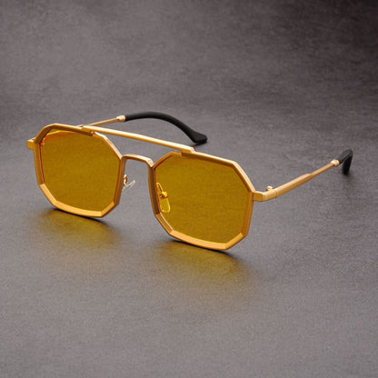 European And American Saibo Future Punk Double Beam Sunglasses