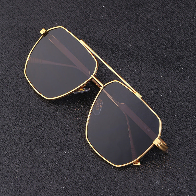 Men's Outdoor Cycling Retro Double Beam Sunglasses
