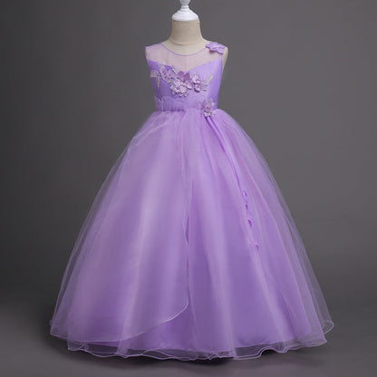 Children's Full Dress Girls' Princess Dress Costume