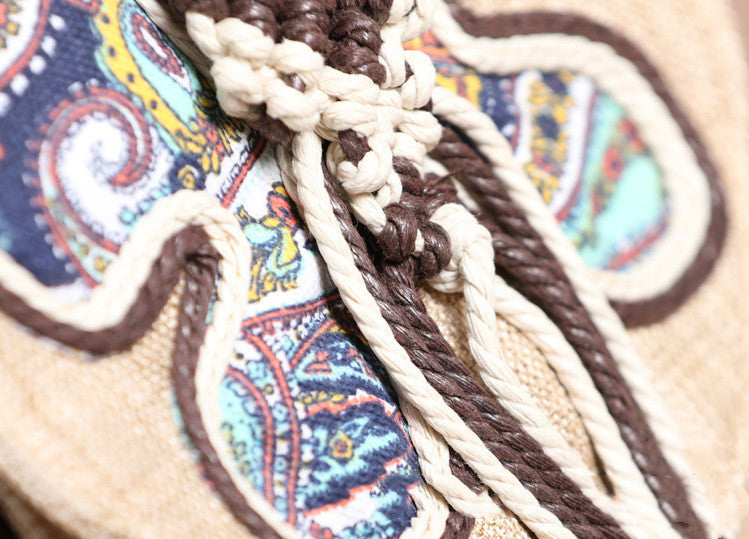 A touch of colorful backpack small backpack national style new style backpack literary style backpack women''s Bag Travel Backpack