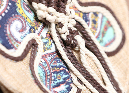 A touch of colorful backpack small backpack national style new style backpack literary style backpack women''s Bag Travel Backpack