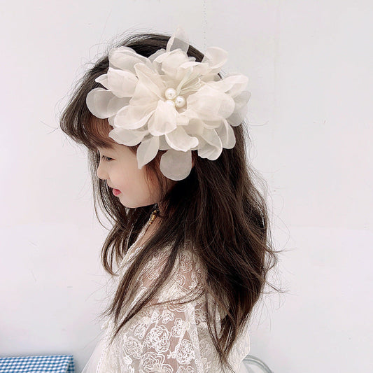 Pearl Flower Children's Side Clip Hair Accessories