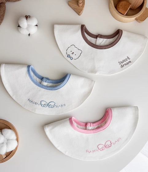 Small-month Baby Waterproof Milk Spilt Small Bibs