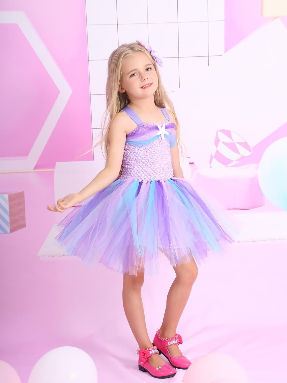 Mermaid Princess Dress Dance Costume