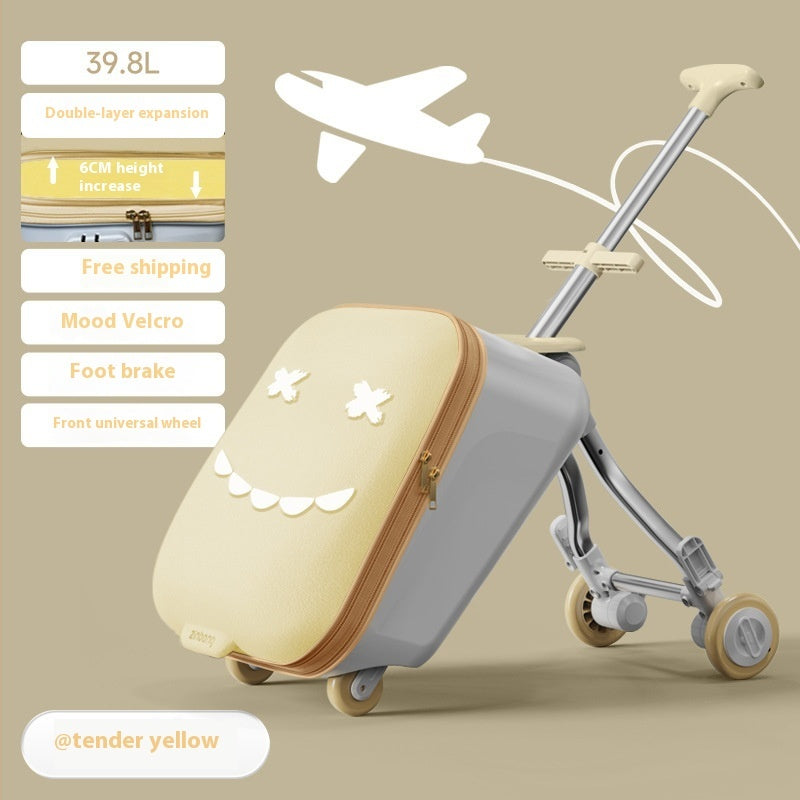 Luggage Children's Riding And Boarding Machine Trolley Case