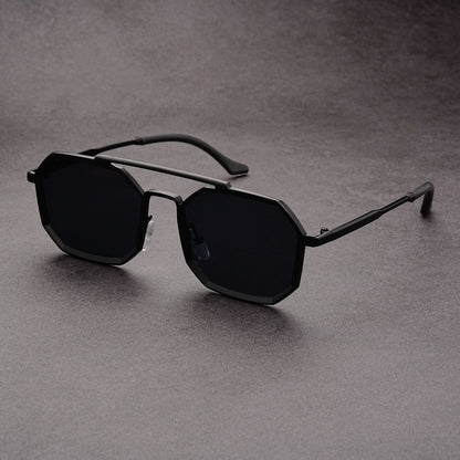 European And American Saibo Future Punk Double Beam Sunglasses