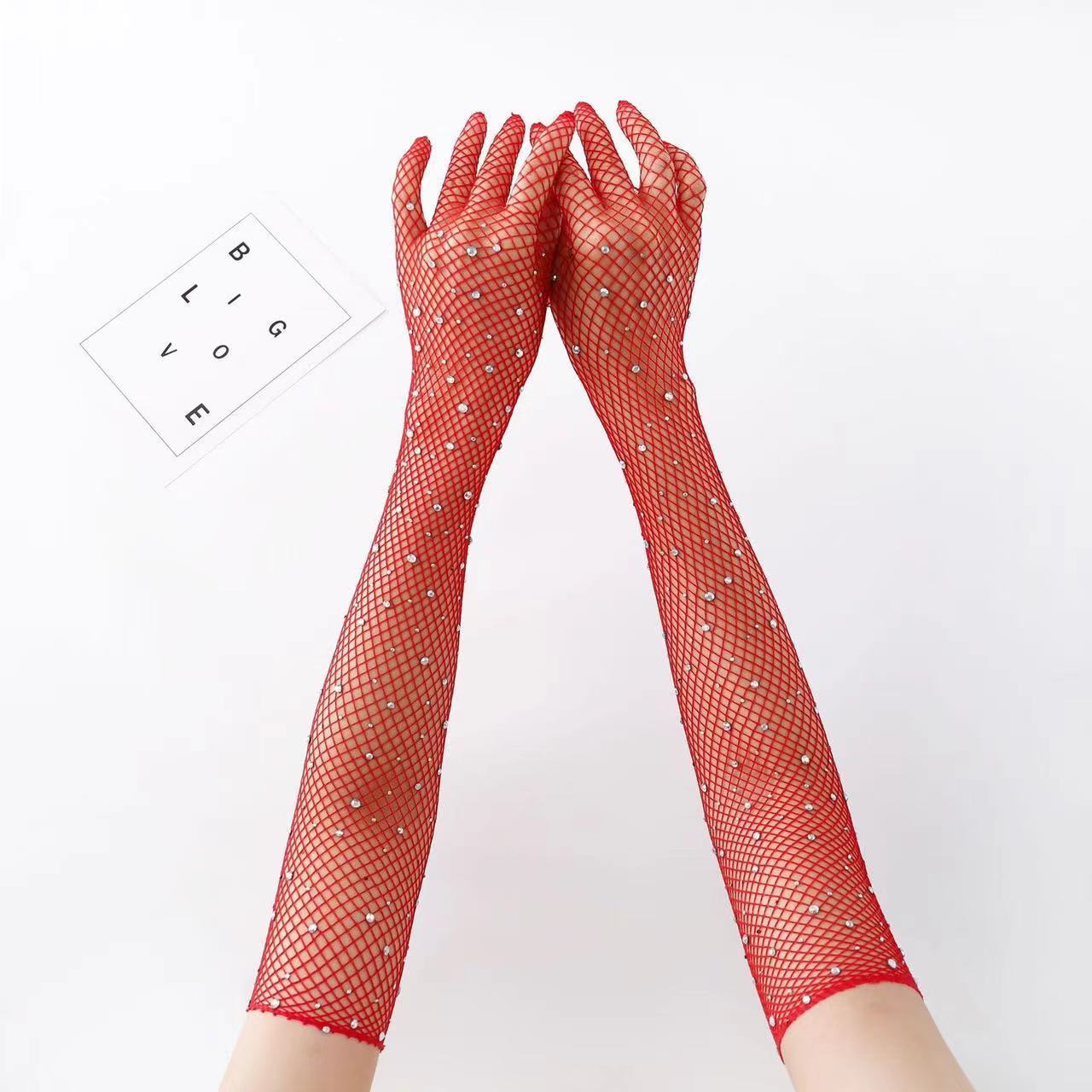 Stockings Mesh Long Gloves Wedding Accessories
