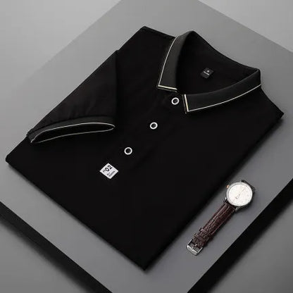 Hot Selling New Brand Clothing Men Polo Shirt Mens Business Casual Solid Male Polo Shirt Short Sleeve Breathable Polo Shirts