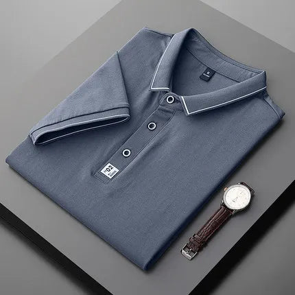 Hot Selling New Brand Clothing Men Polo Shirt Mens Business Casual Solid Male Polo Shirt Short Sleeve Breathable Polo Shirts