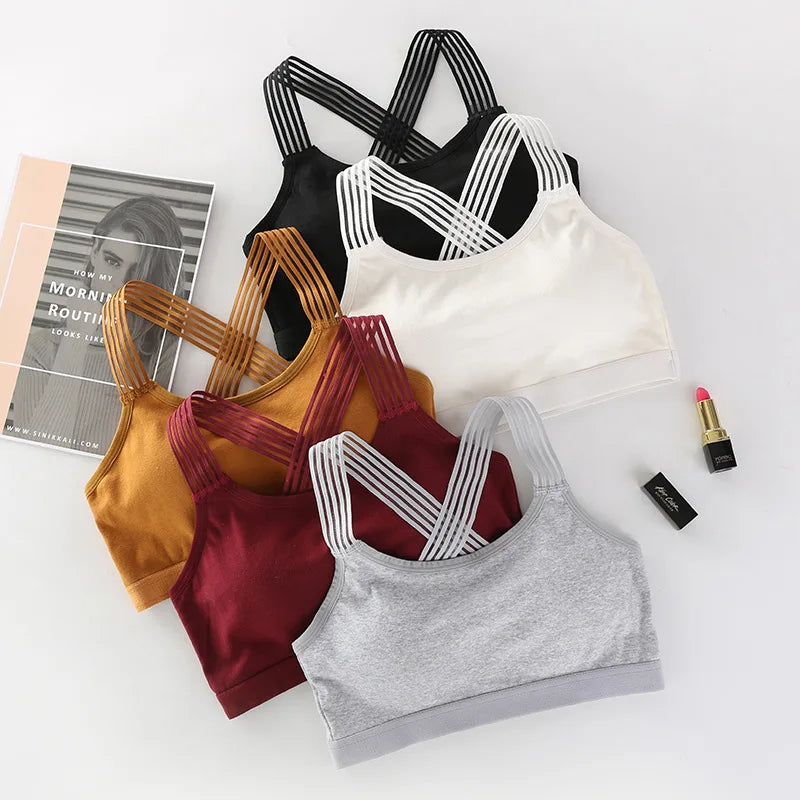 Women Yoga Sport Bra Women Shockproof Sexy Back Sports Bras Breathable Athletic Fitness Running Gym Vest Tops Sportswear