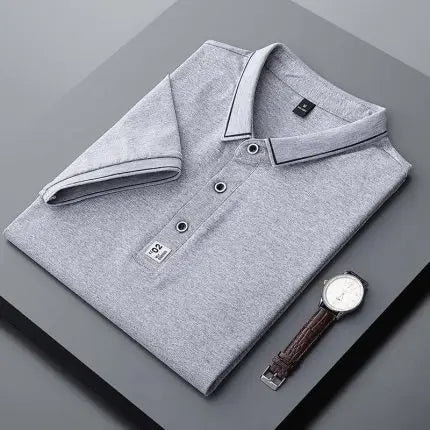 Hot Selling New Brand Clothing Men Polo Shirt Mens Business Casual Solid Male Polo Shirt Short Sleeve Breathable Polo Shirts