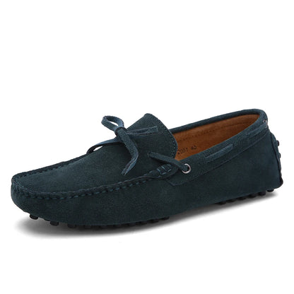 Plus Large Big Size 38-49 Men's Loafers Comfortable Flat Casual Shoes Men Slip-On Flats Soft Leather Driving Shoes Moccasins