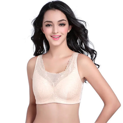 6026 Soft and Comfortable Bra for Mastectomy 75-100BC CUP with Pockets for Silicone Breasts for Breast Cancer Women
