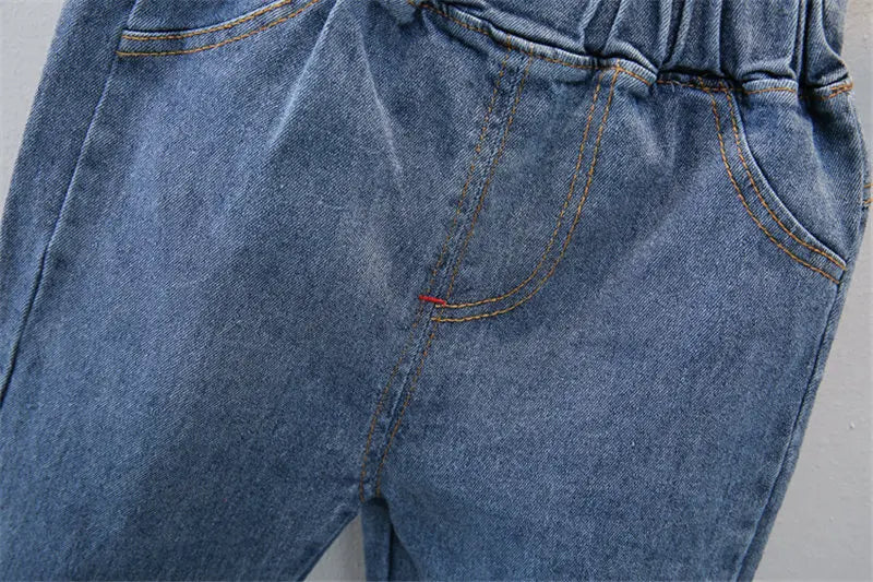 New Spring Causal Suit Kids Boys Girls Cartoon Strips T Shirt Pants 2pcs/Set Children Clothing Kids Infant Sportswear 0-5 Years