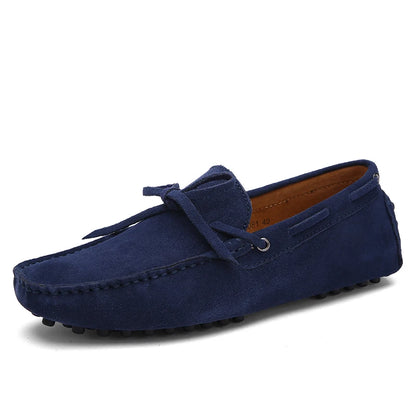 Plus Large Big Size 38-49 Men's Loafers Comfortable Flat Casual Shoes Men Slip-On Flats Soft Leather Driving Shoes Moccasins