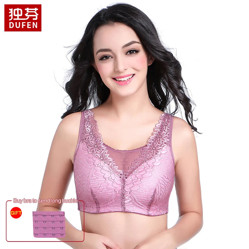 6026 Soft and Comfortable Bra for Mastectomy 75-100BC CUP with Pockets for Silicone Breasts for Breast Cancer Women