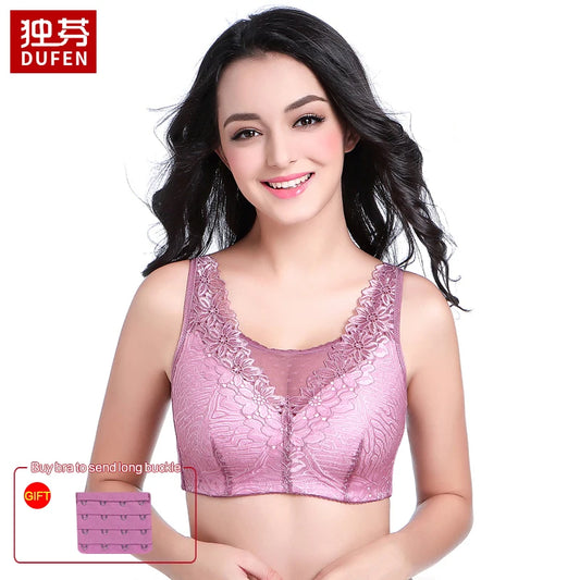6026 Soft and Comfortable Bra for Mastectomy 75-100BC CUP with Pockets for Silicone Breasts for Breast Cancer Women