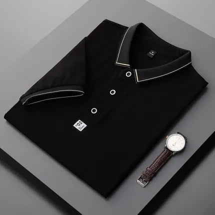 Hot Selling New Brand Clothing Men Polo Shirt Mens Business Casual Solid Male Polo Shirt Short Sleeve Breathable Polo Shirts