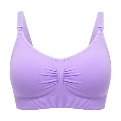 High Quality Plus Size Nursing Bra Breathable Women Breastfeeding Underwear Seamless Maternity Bra Push Up