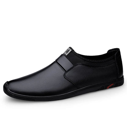 Leather Loafers Men Casual Shoes Luxury Mens Moccasins Business Formal Wedding Dress Shoes Slip On Flats Male Oxfords Shoes 2025