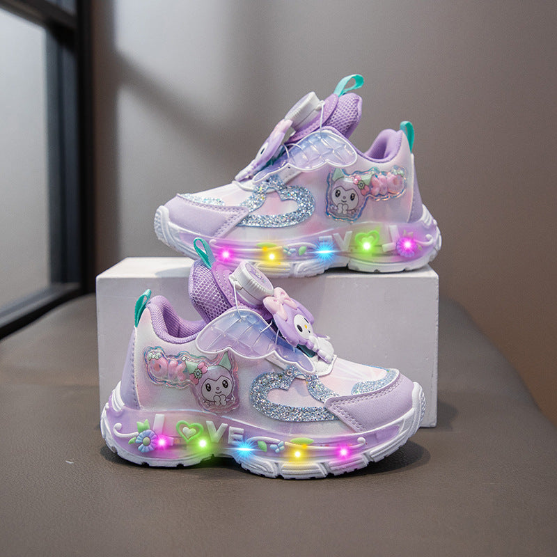 New Led Light Kids Shoes Student