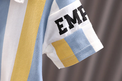 Summer Fashion Baby Boy Clothes Sets T-shirt + Pants 1-4T Toddler Casual Clothing Suits Children Kids Boys Outfits Suit