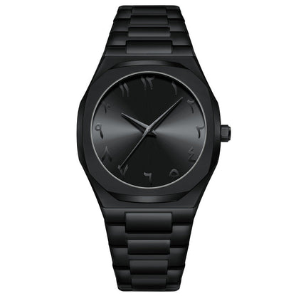 High-grade Alloy Arabic Dial Men's Waterproof Watch