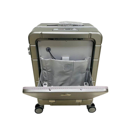 Front Opening Dry Wet Separation Suitcase 20-inch